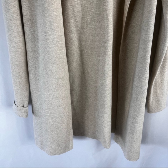 J.CREW Sweater  Women Sz: M 
Tan Open Cardigan Juliette Cotton Sweater Cardigan - Picture 5 of 10